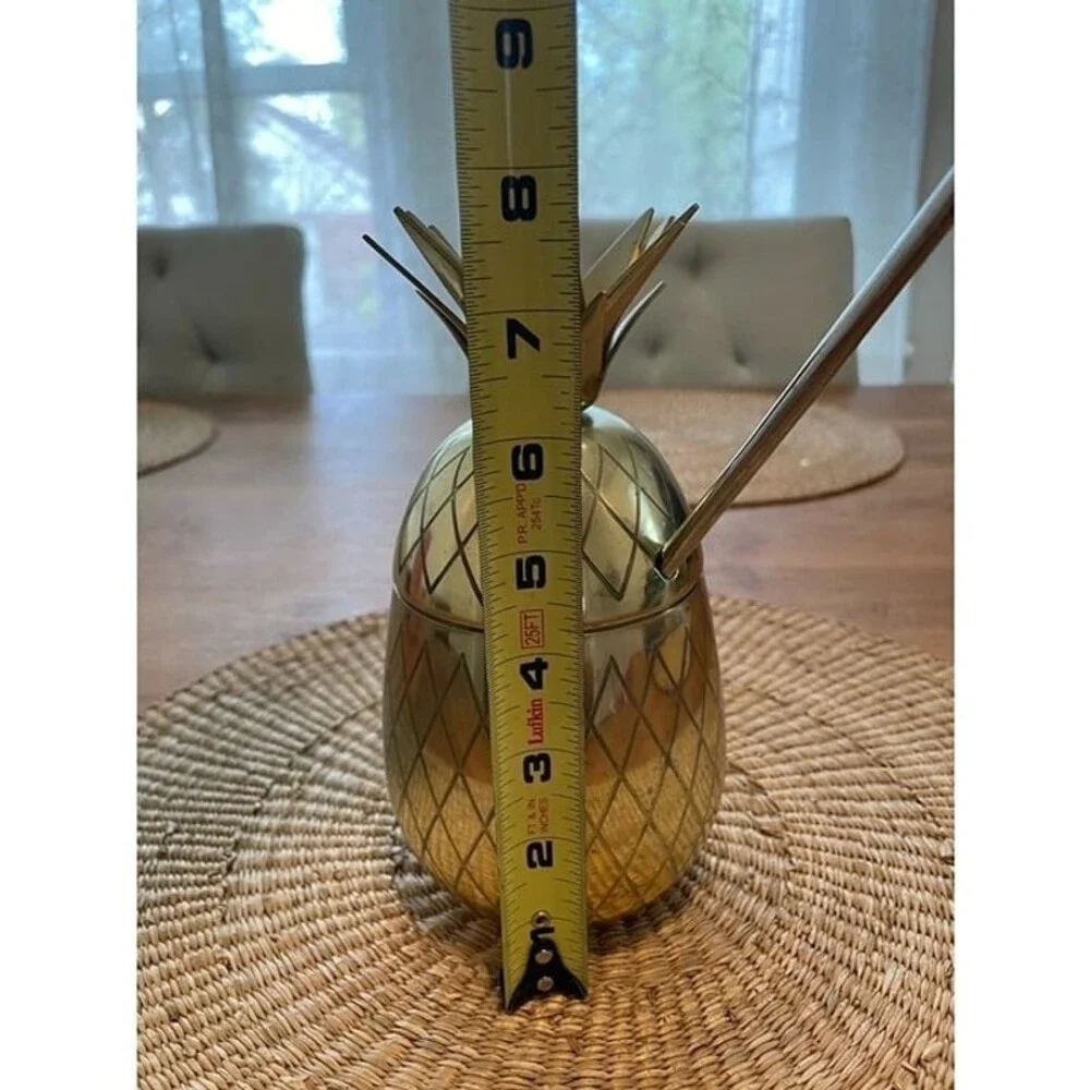 Target Metal Golden Pineapple Tumbler Cup